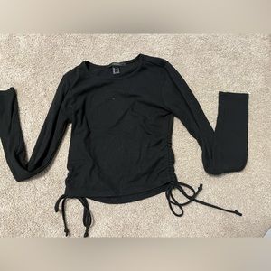 Forever 21 black cropped long sleeve